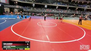 6A 106 lbs Champ. Round 1 - Max Marino, Katy Cinco Ranch vs Matthew Govea, Keller Central