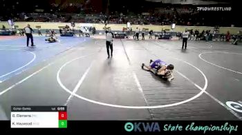 123 lbs Consolation - Olivia Clemens, Claremore Wrestling Club vs Kiley Haywood, Wilburton Takedown Club