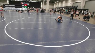 150 lbs Quarters - Alex Martinez, Built By Brunson Wrestling vs Holden Jacobs, Cardinal Wrestling Club