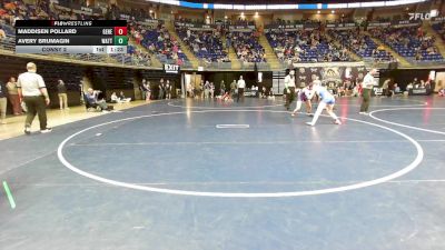 125 lbs Consy 2 - Maddisen Pollard, General McLane vs Avery Brumagin, Wattsburg