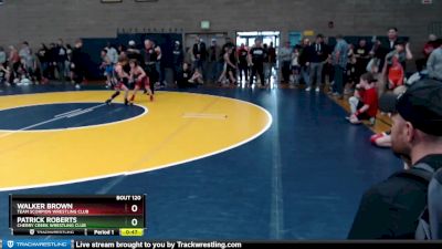 56 lbs Cons. Round 2 - Walker Brown, Team Scorpion Wrestling Club vs Patrick Roberts, Cherry Creek Wrestling Club