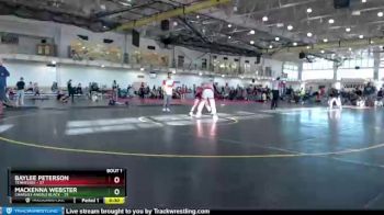 132 lbs Round 1 (4 Team) - Baylee Peterson, Tennessee vs Mackenna Webster, Charlies Angels Black