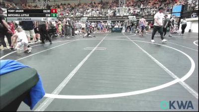 64 lbs 3rd Place - Toby Jager, Carl Albert vs Mitchell Little, Standfast