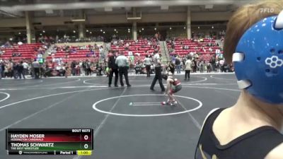 55 lbs Cons. Round 2 - Hayden Moser, Hoisington Cardinals vs Thomas Schwartz, The Best Wrestler