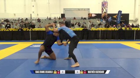 Mathéo Gozhdari vs Isaac Jeramel Delgadillo 2024 World IBJJF Jiu-Jitsu No-Gi Championship