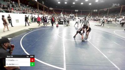 89 lbs Quarterfinal - Federico Jr Crosby, Lockjaw WC vs Olivia Jordan, NM Beast