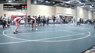 132 lbs Round Of 32 - Aisea Soriano, Too Much Mana vs Michael Pabustan, Red Dot WC