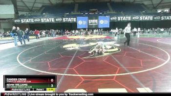 92 lbs Cons. Round 2 - Zander Cross, Jungle Cat Wrestling Club vs Kevin Williams, Oak Harbor Wrestling Club