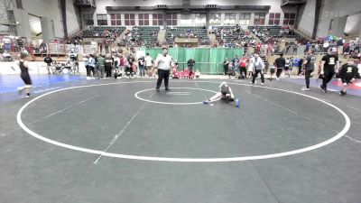 64 lbs Consi Of 8 #2 - Levi Flowers, Grindhouse Wrestling vs Ella Robbins, Bison Takedown Wrestling Club