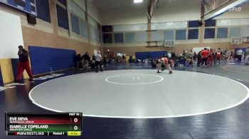 115lbs Cons. Round 5 - Isabelle Copeland, Ridgeview (Girls) vs Eve Deva, Washougal (Girls)