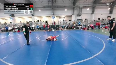 55 lbs 1st Place Match - Ruben Trevino, Wesley Club Wrestling vs Jay Escobar, Gracie Barra Westchase Wrestling Club