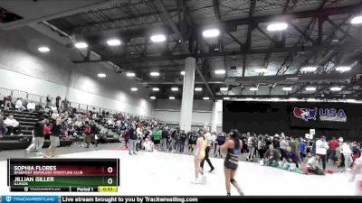 140 lbs Cons. Round 5 - Jillian Giller, Illinois vs Sophia Flores, Basement Brawlers Wrestling Club