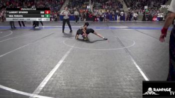 105 lbs 5th Place Match - Landry Sparks, Ottawa Mat Masters vs Mia Toraya, Turner