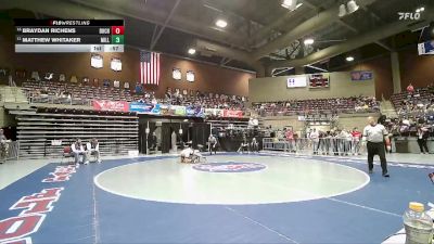 2A 144 lbs Cons. Round 3 - Braydan Richens, Duchesne vs Matthew Whitaker, Millard