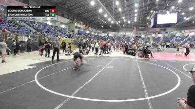 126 lbs Consi Of 4 - Elisha Blackmon, Black Fox Wrestling Academy vs Braylon Walston, Team Champs (MT)