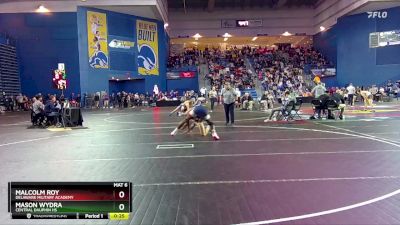 157 lbs Cons. Round 2 - Mason Wydra, Central Dauphin HS vs Malcolm Roy, Delaware Military Academy
