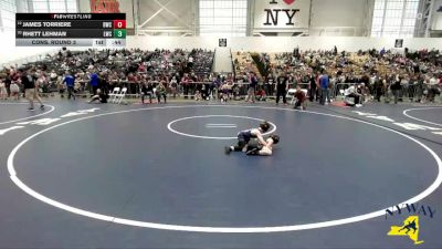 50 lbs Cons. Round 3 - Rhett Lehman, LeRoy Wrestling Club vs James Torriere, Barker/Royhart Wrestling Club