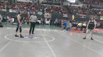 G - 100 lbs Cons. Round 4 - Corrissa Baker, East Helena (Girls) vs Peyton Liva, Butte (Girls)
