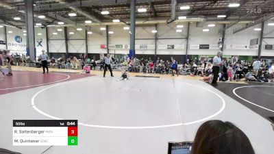 50 lbs Semifinal - Reed Saltenberger, Patriot Mat Club vs Maddox Quintanar, Central Catholic WC