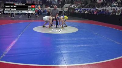 5A 150 lbs Semifinal - Logan Loyd, Shelby County vs Reese Thorn, Beauregard HS