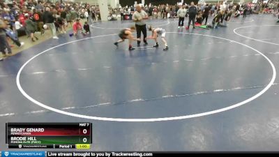 92 lbs Cons. Semi - Brady Genard, Pennsylvania vs Brodie Hill, Pomona Elite (PWCC)