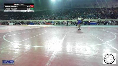 160 lbs Round Of 64 - Ramon Ramirez, Westmoore Wresting vs Lucius Fragua, Anadarko