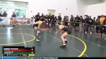 126 lbs Cons. Round 4 - Thomas Le, Laguna Hills vs Robert Estrada, Highland