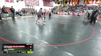 285 lbs Cons. Semi - Luis Zamora, Warren vs Temuulen Bolor-Erdene, West Torrance