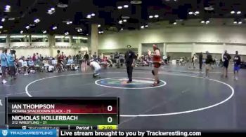 182 lbs Semis & Wb (16 Team) - Nicholas Hollerbach, 212 Wrestling vs Ian Thompson, Indiana Smackdown Black