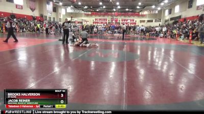 80 lbs Round 1 - Brooks Halverson, RT Elite vs Jacob Reiner, Waconia Wildcat Wrestling