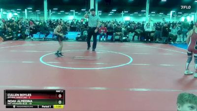 56 lbs Round 1 (10 Team) - Noah Almedina, Mat Assassins Blue vs Cullen Boyles, Smyrna Wrestling