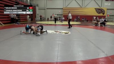 133 lbs Champ. Round 1 - Charlie Armstrong, Millikin vs Nolan Brown, Grand View (Iowa)