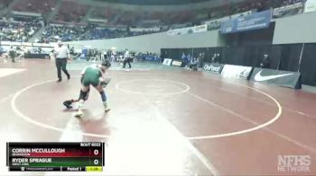 6A-120 lbs Champ. Round 1 - Ryder Sprague, West Linn vs Corrin McCullough, Beaverton