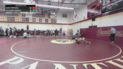 133 lbs Cons. Semi - Alex Portugal, Sacramento City College vs Solomon Resnick, Mission College