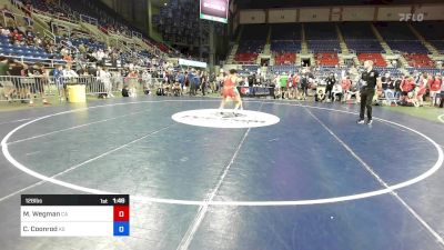 126 lbs Cons 64 #2 - Micah Wegman, CA vs Cameron Coonrod, KS