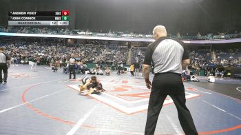 6A 150 lbs Quarterfinal - Josh Connick, West Brunswick High School vs Andrew Voigt, Southeast Guilford High School