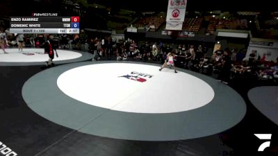 106 lbs Enzo Ramirez, MDWA - Mount Diablo Wrestling Association vs Domenic White, TCWA - Tri-Counties Wrestling Association