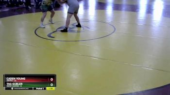 285 lbs Round 4 (8 Team) - Caden Young, Uintah vs Tag Gubler, Snow Canyon