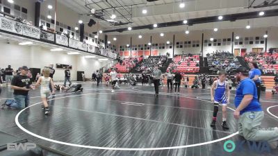 52 lbs Rr Rnd 5 - Maverick Lee-degraffenreid, Checotah Matcats vs Jackson Back, Salina Wrestling Club