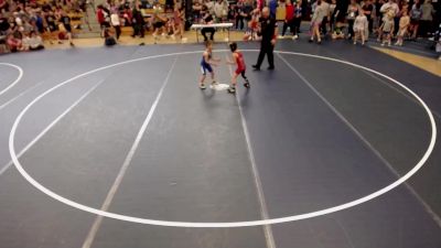 53 lbs Champ. Round 1 - Lightning Whiterabbit, MN vs Luke Crawley, NE