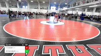 160 lbs Round Of 16 - Tucker Vician, Natick vs Maxwell Kornbluth, Foxborough