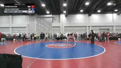 165 lbs Cons. Sub-quarters - RYDER BUXTON, Blackfoot Wrestling Club/ Evolution vs Micah Portivent, Guerrilla Wrestling Academy