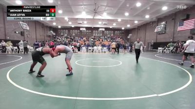 215 lbs Cons. Round 2 - Anthony Baeza, Firebaugh vs Juan Leyva, Roosevelt