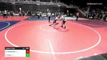 156 lbs Quarterfinal - Declan Henderson, Green River Grapplers vs Cameron Kuhn, Colorado Outlaws