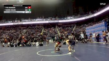 3A 126 lbs Semifinal - Tye Johnson, Cape Fear vs Kaden Helms, North Lincoln High School