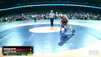 D4-138 lbs Cons. Round 2 - Nathan Meyer, Manchester HS vs Carter Foster, Leslie HS