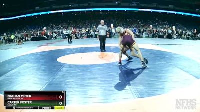 D4-138 lbs Cons. Round 2 - Nathan Meyer, Manchester HS vs Carter Foster, Leslie HS