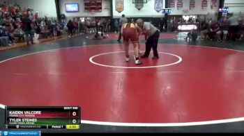 220 lbs Cons. Semi - Kaiden Valcore, Prairie City Monroe vs Tyler Steines, Clear Creek-Amana