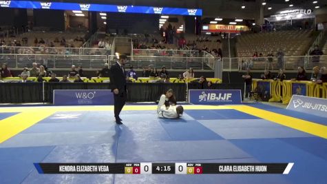 Clara Elisabeth Huon vs Kendra Elizabeth Vega 2025 Pan Jiu Jitsu IBJJF Championship