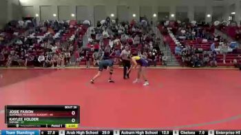 165 lbs Round 1 - Kaylee Holder, Daphne vs Josie Faison, Northside Methodist Academy